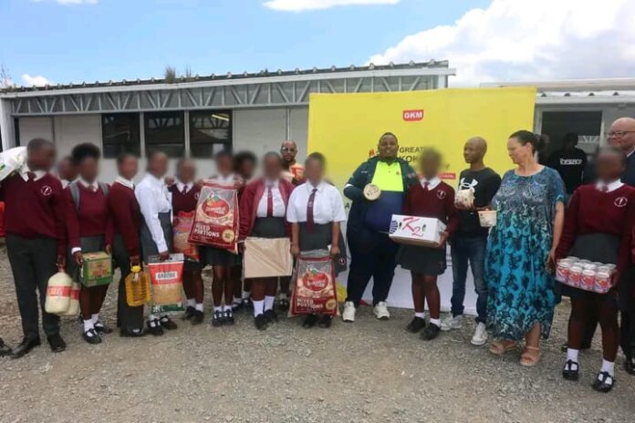 Greater Kokstad Municipality donates food to several high schools led by Mayor Councilor Lwakhe Madikizela