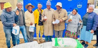 KSD Supports Greenfields Co op With Farming Inputs