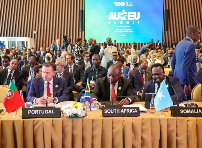 President Ramaphosa Arrives in Angola for AU–EU Summit