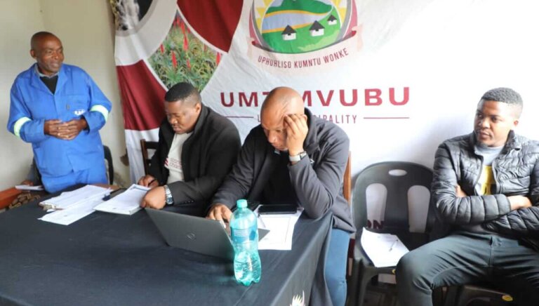 Umzimvubu Local Municipality hand over three road projects