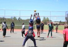 Exercise VUKUHLOME IV Brigades Face Off in Intense Volleyball Clash VUKUHLOME IV soldiers volleyball team
