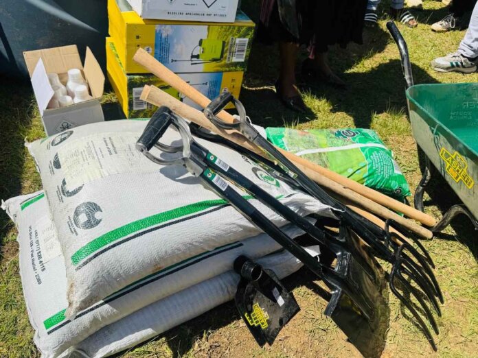 Mgodini Youth Receive Tools to Grow Agri Future