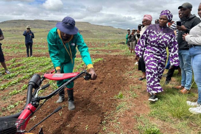 MEC Kontsiwe Supports Rural Jobs With Tractors And Sewing Kits