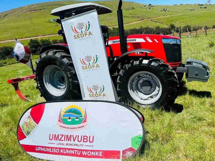 Mzimvubu, SEDFA, Godola, Tractor Handover, Local Farming, KwaBhaca KaMadzikane, Rural Development Mzimvubu, SEDFA, Godola, tractor handover, local farming, KwaBhaca KaMadzikane, rural development