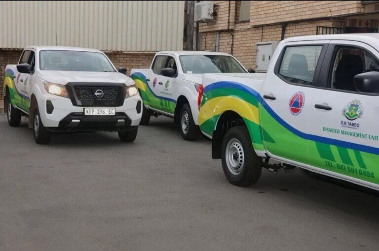 O.R. Tambo Gets Five New Disaster Response Vehicles