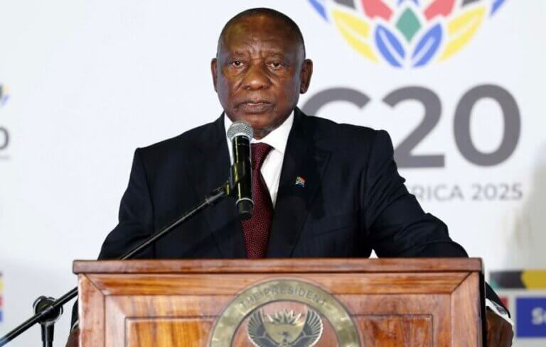 President Ramaphosa Calls for Fair Global Reform at G20