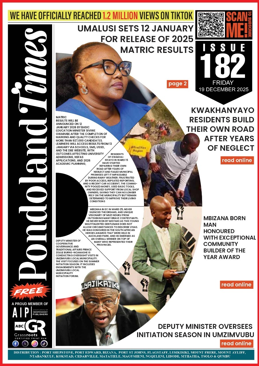best newspaper front page in south africa pondoland times community newsapers in south africa this year