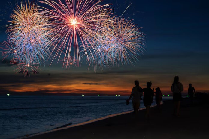 Firework Display Beach Against Sky Night 1048944 4142683 Eastern Cape residents urged to follow fireworks laws for New Year safety