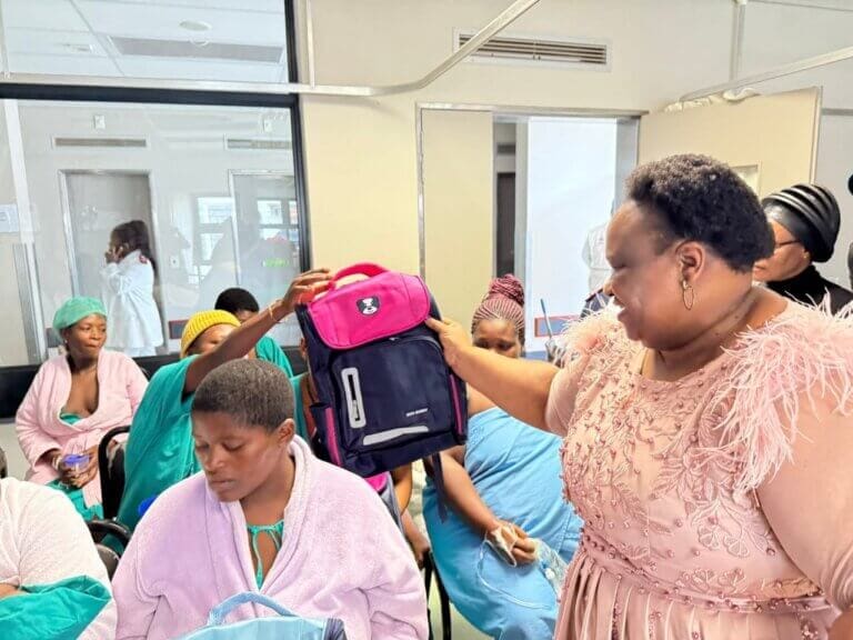Mayor welcomes 22 newborns with gifts at Bizana hospital