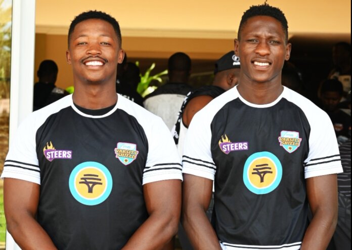 Captain Lukhangele Tshayi And His Deputy, Vice Captain Sipho Hobosch Captain Lukhangele Tshayi and his deputy, Vice Captain Sipho Hobosch