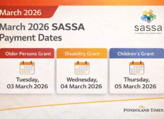 SASSA March 2026 grant payment dates confirmed SASSA March 2026 grant payment dates confirmed