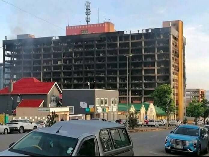 The Eastern Cape government says ongoing smoke at the Botha Sigcau building is expected and under control.
