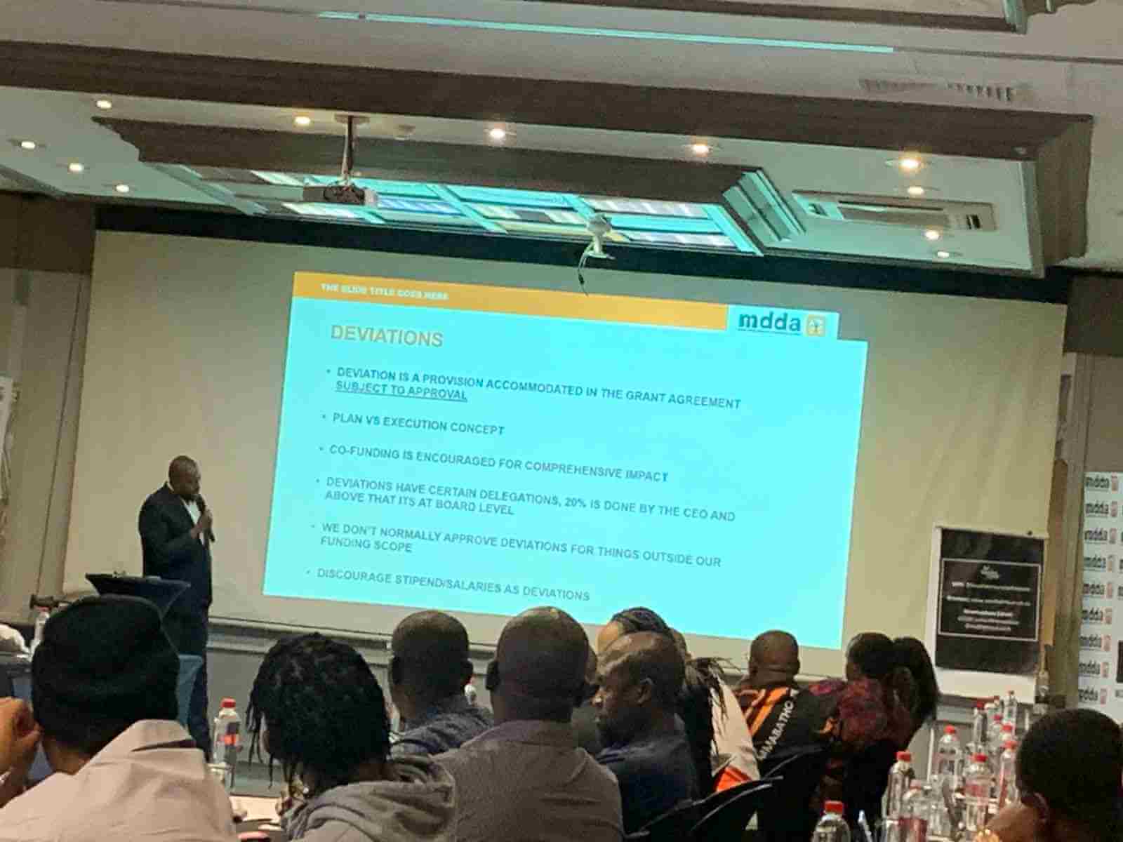 Executive Manager Mzuvukile Kashe Outlines Strict Rules On Grants, Exposing Real Failures Among Community Media Projects (3) Executive manager Mzuvukile Kashe outlines strict rules on grants, exposing real failures among community media projects (3)
