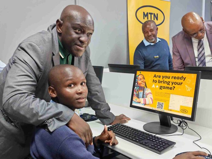 Mzikayise Dalasile Secondary learners gain computer access through MTN partnership