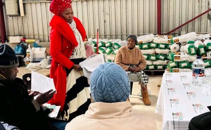 Provincial team reviews progress of Chevy Chase agricultural project