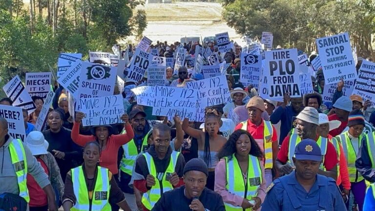 Amadiba Crisis Committe march